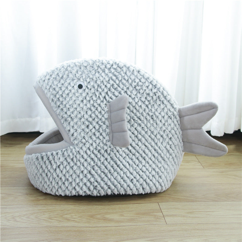 Haustierbett Blubberfisch