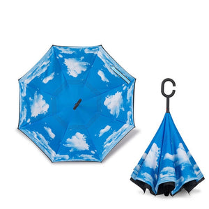 Upside-down-Regenschirm - Wenn das Wetter kopfsteht